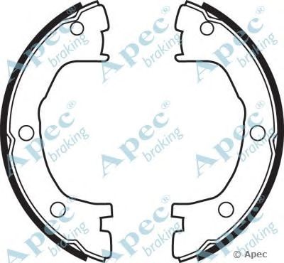 APEC BRAKING shu639 -  Комплект тормозных колодок